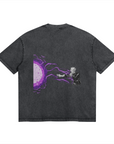 Satoru Gojo Hollow Purple Stone Wash T-Shirt - Jujutsu Kaisen