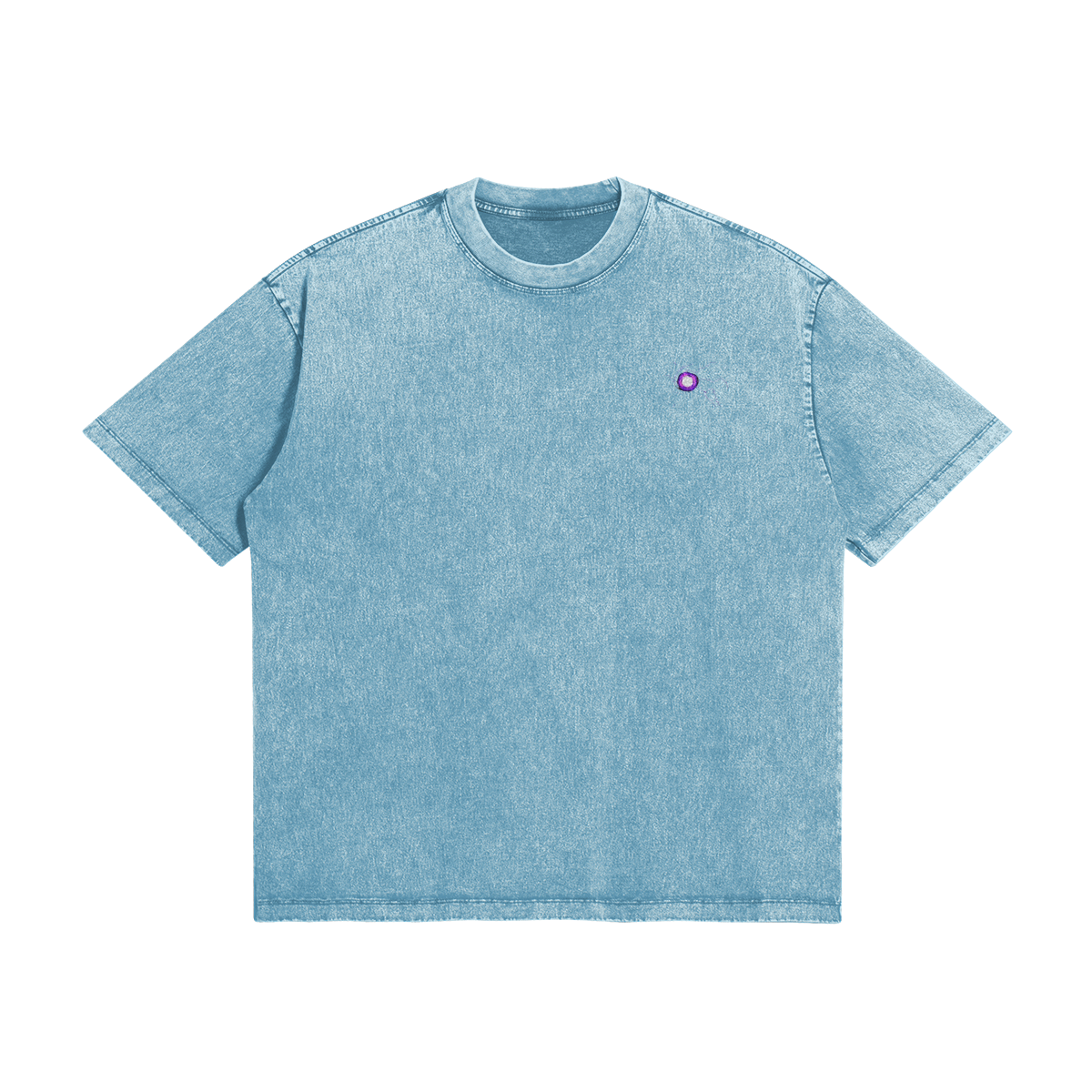 Satoru Gojo Hollow Purple Stone Wash T-Shirt - Jujutsu Kaisen