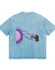 Satoru Gojo Hollow Purple Stone Wash T-Shirt - Jujutsu Kaisen