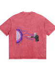 Satoru Gojo Hollow Purple Stone Wash T-Shirt - Jujutsu Kaisen