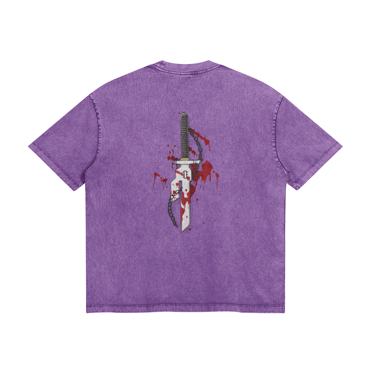 Inverted Spear of Heaven Stone Wash T-Shirt - Jujutsu Kaisen