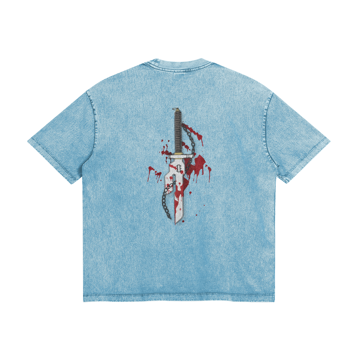 Inverted Spear of Heaven Stone Wash T-Shirt - Jujutsu Kaisen