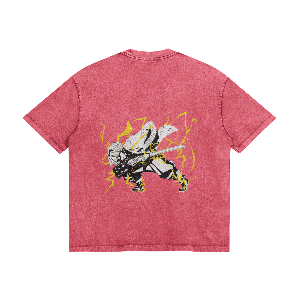 Zenitsu Agatsuma Thunderclap Stone Wash T-Shirt - Demon Slayer