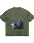 Megumi Fushiguro Demon Dogs Stone Wash T-Shirt - Jujutsu Kaisen