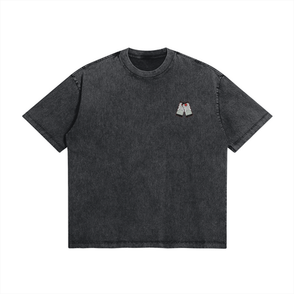 Tanjiro Kamado Hinokami Kagura Stone Wash T-Shirt - Demon Slayer