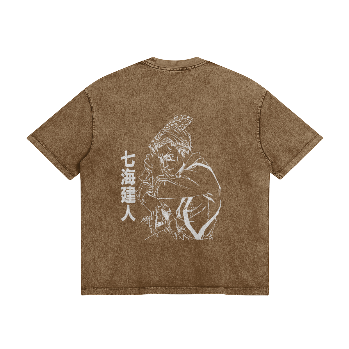 Kento Nanami Stone Wash T-Shirt - Jujutsu Kaisen