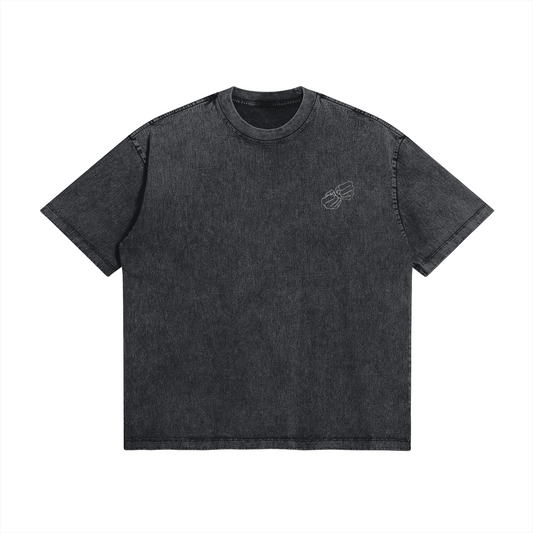 Mahoraga Summoning Minimalist Stone Wash T-Shirt - Jujutsu Kaisen