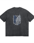 Scout Regiment Stone Wash T-Shirt - Attack on Titan