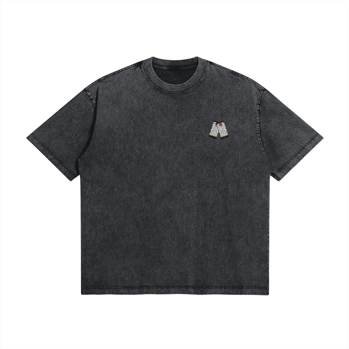 Tanjiro Kamado Minimalist Stone Wash T-Shirt - Demon Slayer