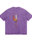 Rengoku Nichirin Blade Stone Wash T-Shirt - Demon Slayer