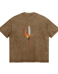 Rengoku Nichirin Blade Stone Wash T-Shirt - Demon Slayer