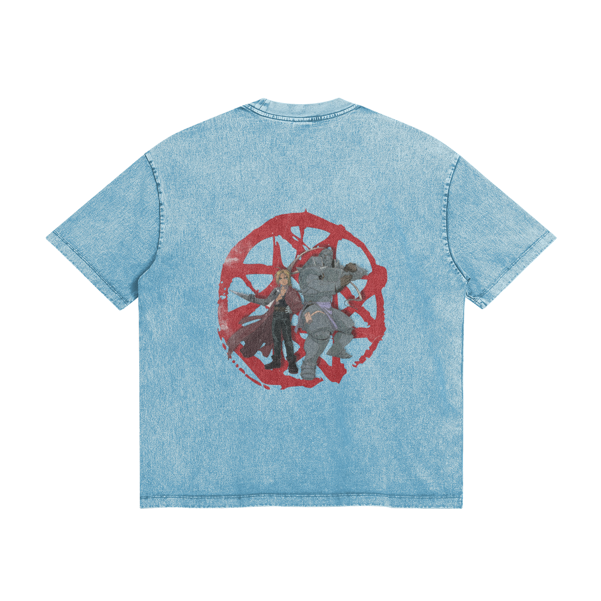 Elric Brothers Stone Wash T-Shirt - Fullmetal Alchemist