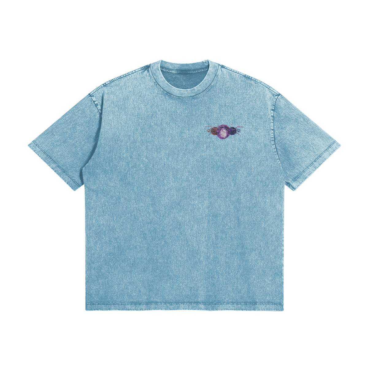 Gojo Merging Cursed Technique Stone Wash T-Shirt - Jujutsu Kaisen