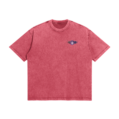 Gojo Merging Cursed Technique Stone Wash T-Shirt - Jujutsu Kaisen