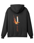 Rengoku Katana Stone Wash Hoodie - Demon Slayer