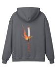 Rengoku Katana Stone Wash Hoodie - Demon Slayer