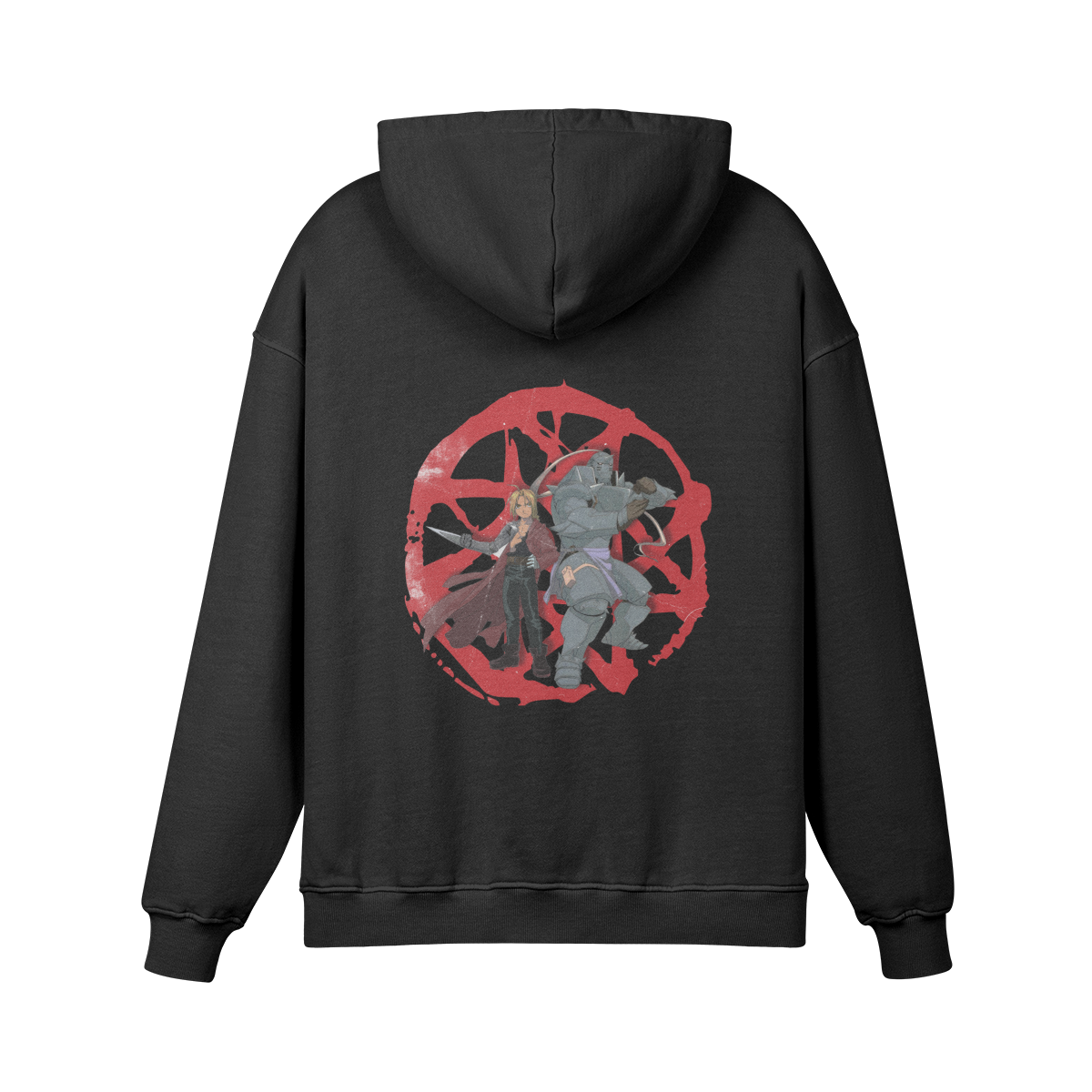Elric Brothers Stone Wash Hoodie - Fullmetal Alchemist
