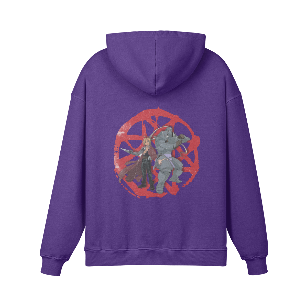 Elric Brothers Stone Wash Hoodie - Fullmetal Alchemist