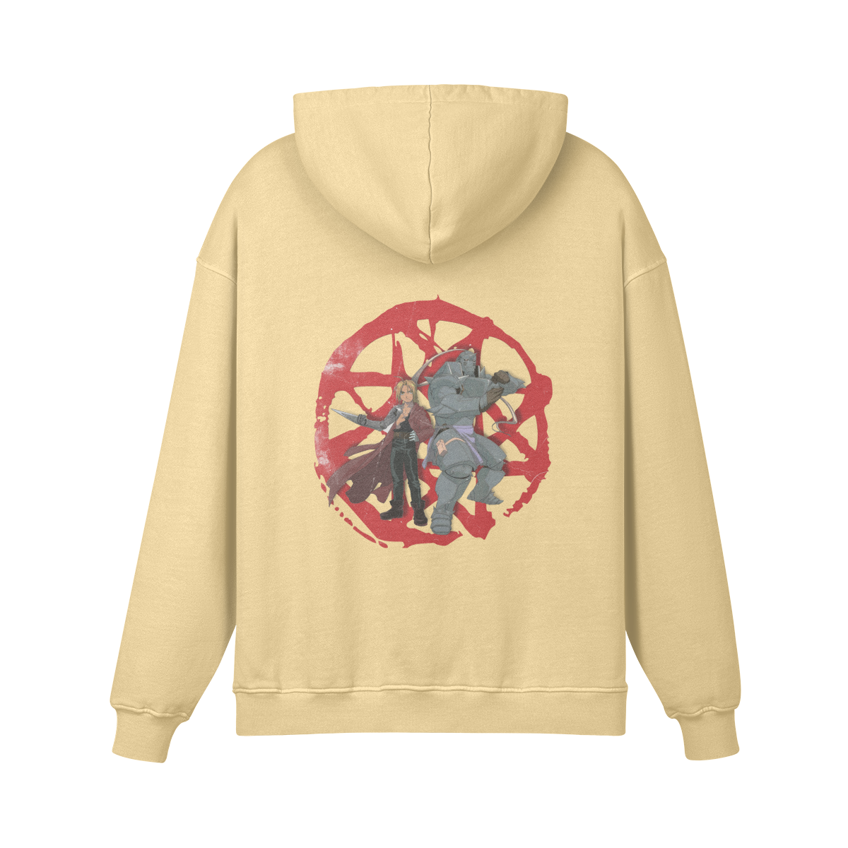 Elric Brothers Stone Wash Hoodie - Fullmetal Alchemist