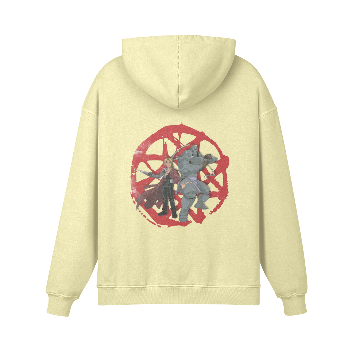 Elric Brothers Stone Wash Hoodie - Fullmetal Alchemist