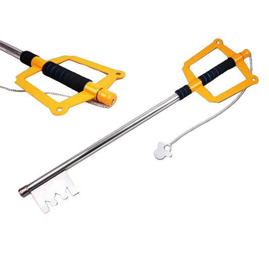 Giant Metal Fantasy Golden Key To The City sword from Kindom Hearts (Metal)