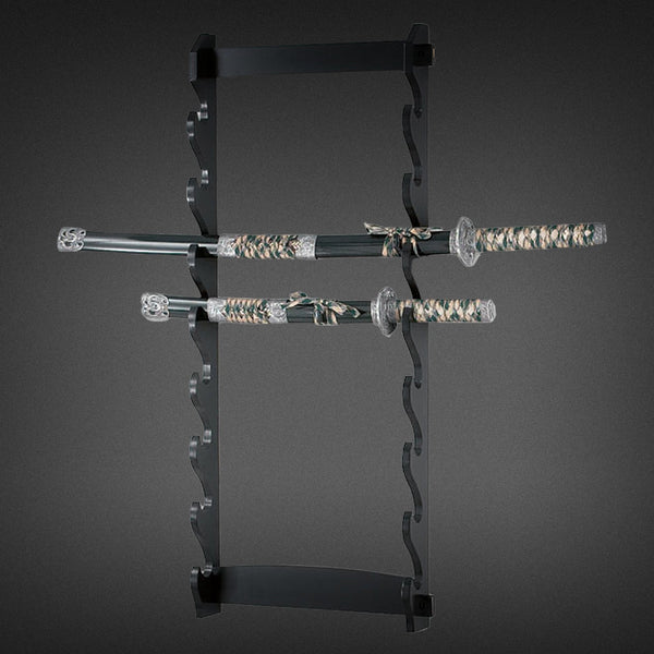 8 Tier Sword Wall Display Stand Rack