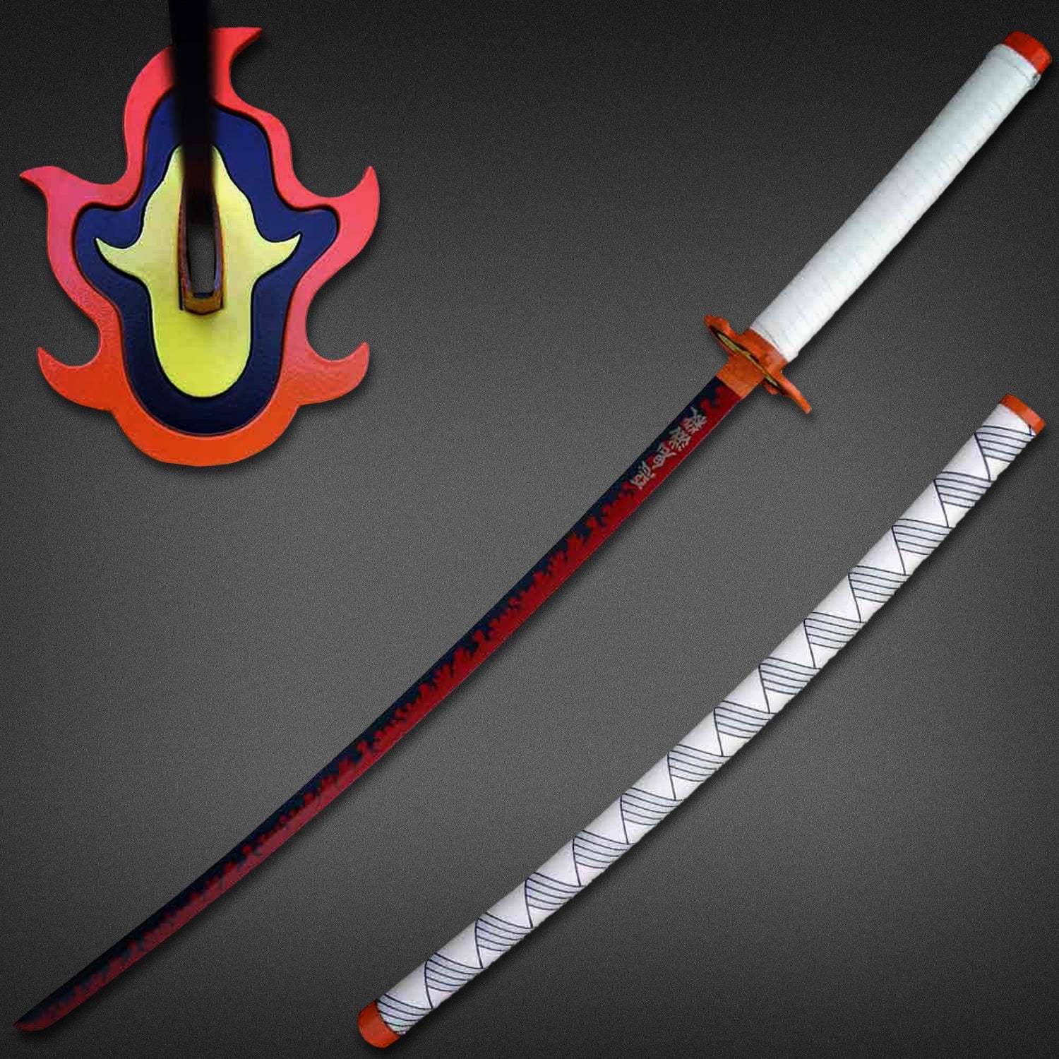 Kyojuro Rengoku Katana from Demon Slayer (Metal)