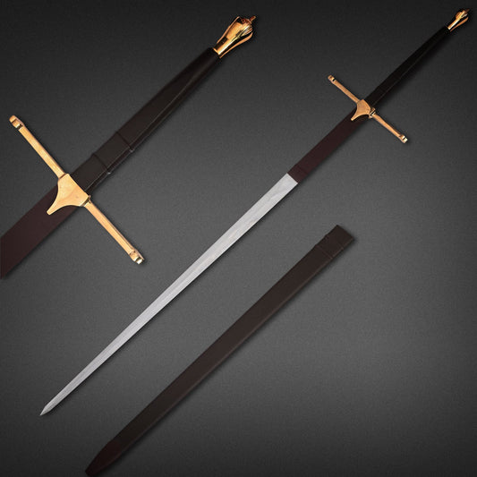 Sir William Wallace Brass Claymore Medieval Sword from (Metal)