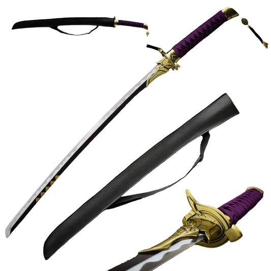 Amenoma Kageuchi Carbon Steel Katana from Genshin Impact (Metal)